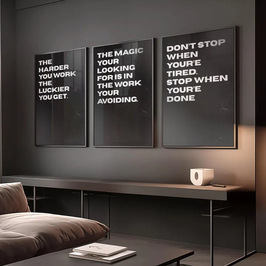 Motivational Quotes Wall Art