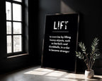 Set of 3 Motivational Lifting & Running Wall Art