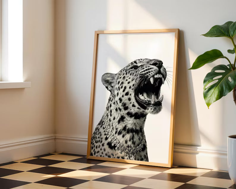 Lion, Leopard & Doberman Set Of 3