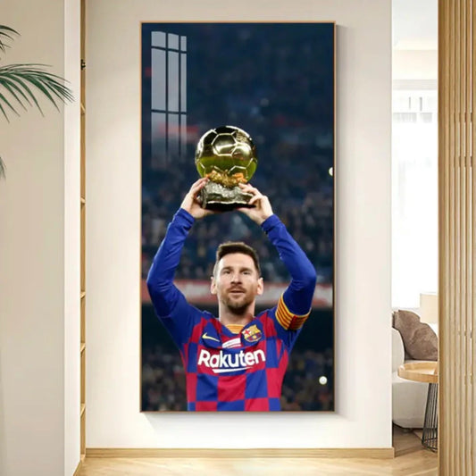 Messi Lifting the golden cup