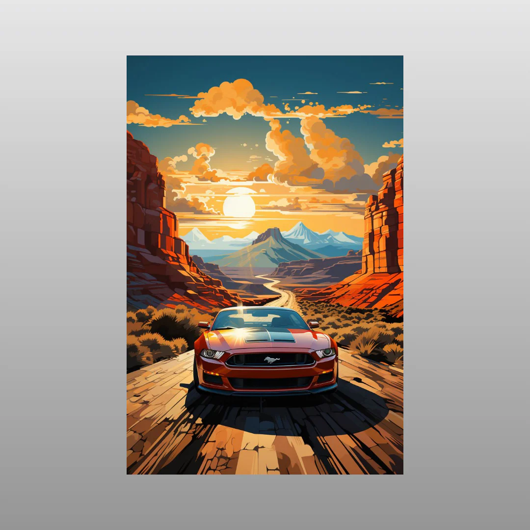 Mustang in Mexico