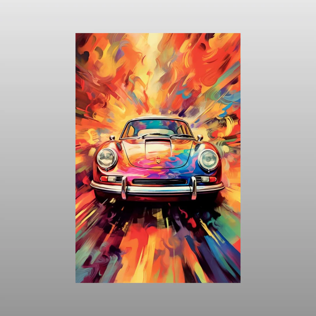Porsche Aurora Vortex Color Splash