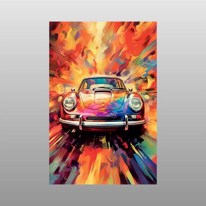 Porsche Aurora Vortex Color Splash