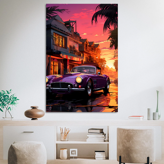 Vintage Car Poster