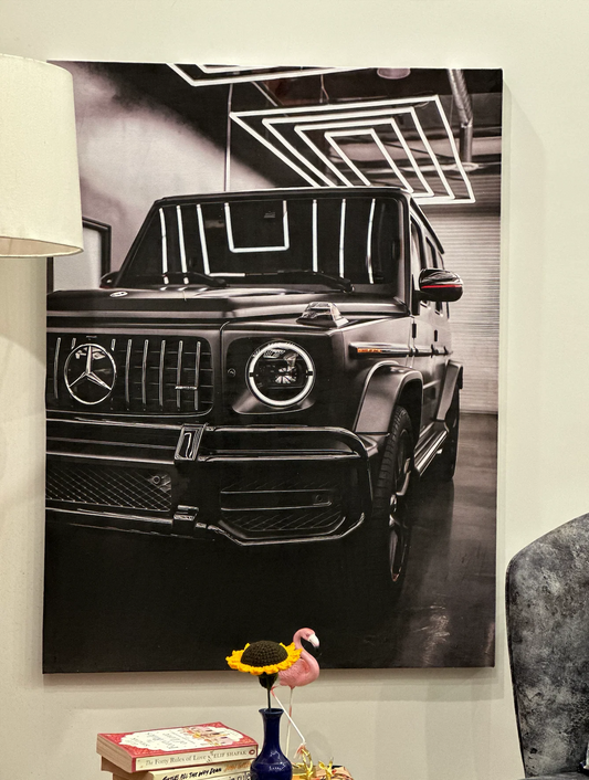 Black Mercedes-Benz G-Class SUV