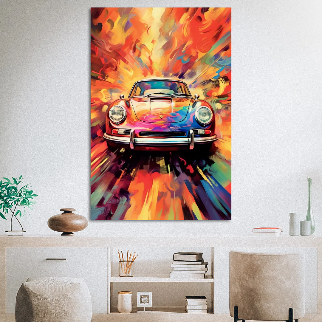 Porsche Aurora Vortex Color Splash