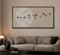 Celestial Flight – 3D Moon Wall Art