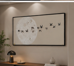 Celestial Flight – 3D Moon Wall Art