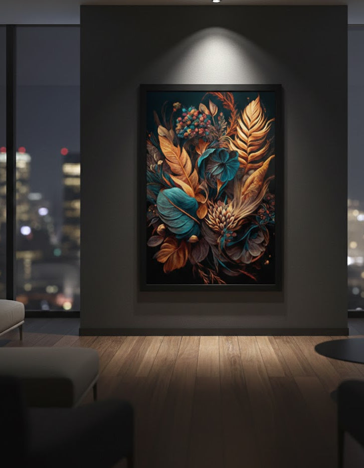 Dream Flowers | Premium Canvas | Wall Art