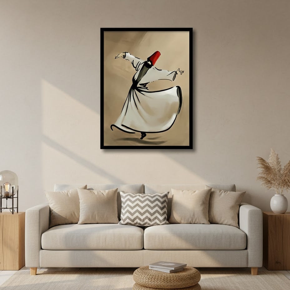 Tasawwuf Sufi Modern Arabic Islamic Spirituality Canvas Frames | Wall Art