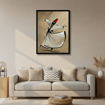 Tasawwuf Sufi Modern Arabic Islamic Spirituality Canvas Frames | Wall Art