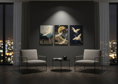 Flying Birds(3panel) | Wall Art