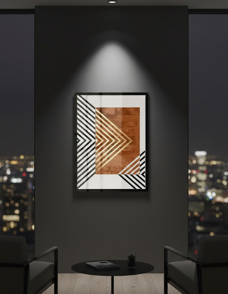 Wood Wall Sculpture Canvas Frames | Wall Art