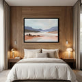Blushing Land Art Print