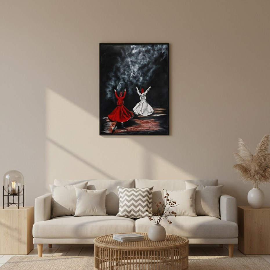 Sufism Abstract Canvas | Wall Art