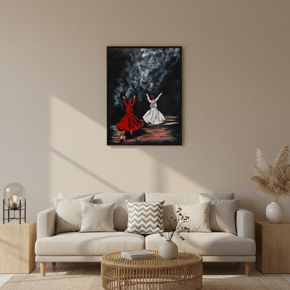Sufism Abstract Canvas | Wall Art