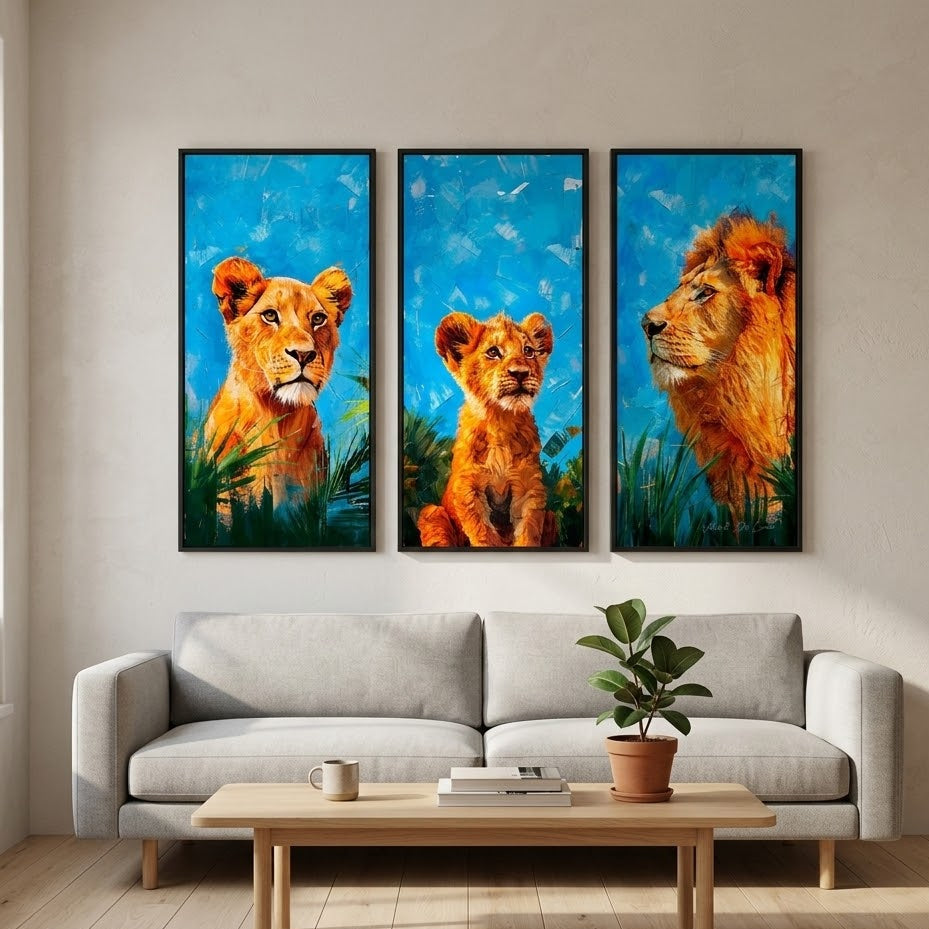 Tropical Lion Family 3 - Parts