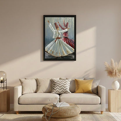 Rhythmic Sufi Canvas Frames | Wall Art