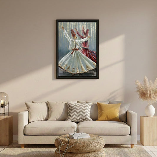 Rhythmic Sufi Canvas Frames | Wall Art