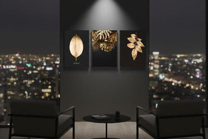 Black luxe  (3panel) | Wall Art