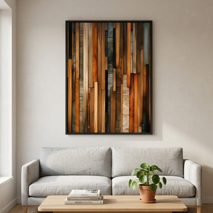 Abstract Rustic Wood