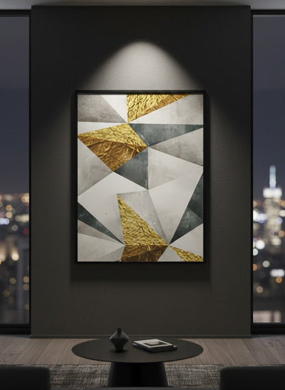 Nordic Abstract Geometry Nordic Canvas Frames | Wall Art