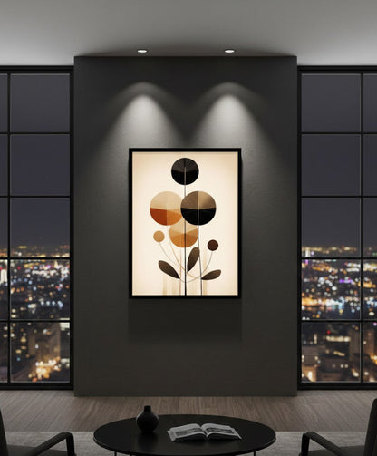 Stunning Abstract Flowers Frame Wall Art