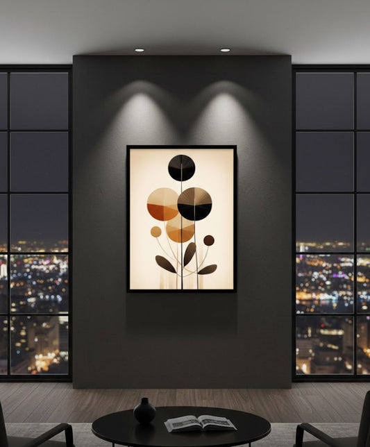 Stunning Abstract Flowers Frame Wall Art