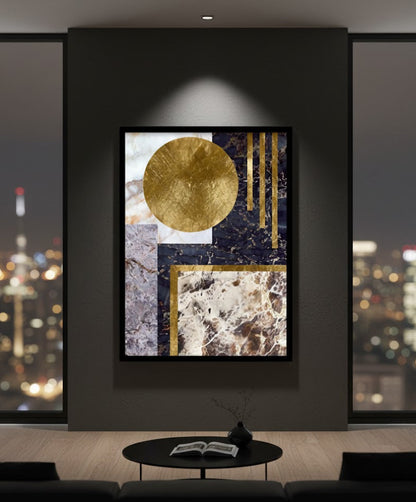 Nordic Modern Geometric Canvas Frames | Wall Art