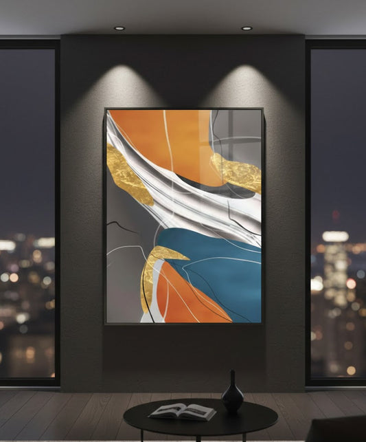 High-class Gold Foil Abstract Canvas | Wall Art