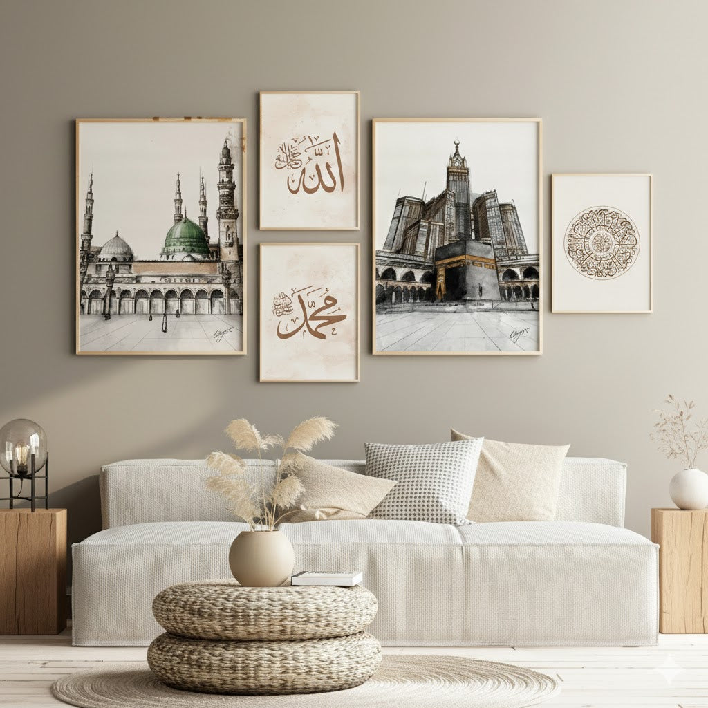 Islamic frames set