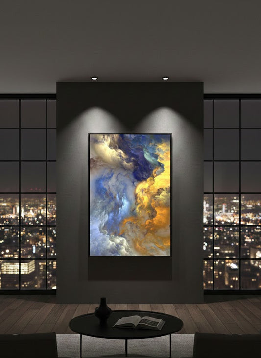Nordic Decor Abstract Cloud Mist | Wall Art