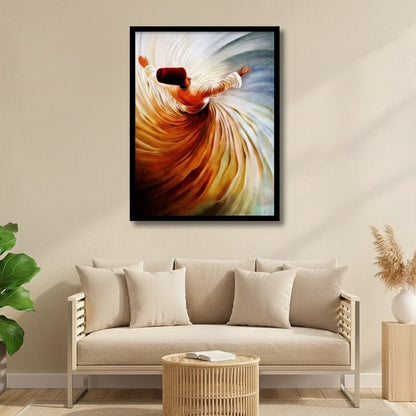 Islamic Sufi Whirling Dervish Canvas frames | Wall Art