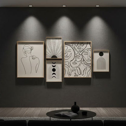 BOHO Art Frames Abstract Wall Art